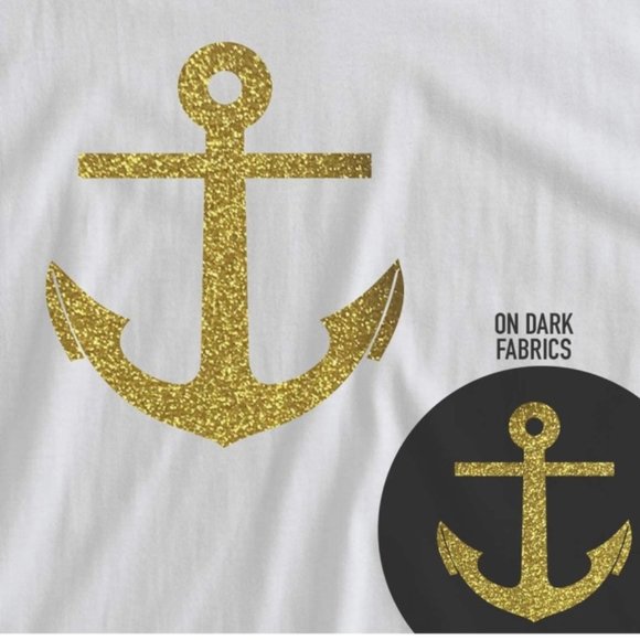 20" x 5 Feet Glitter Gold Siser Easyweed HTV Heat Transfer Iron-On Vinyl - Picture 3 of 6